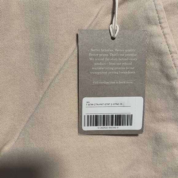 NWT Everlane The Organic Straight-Leg Pant - Picture 9 of 14
